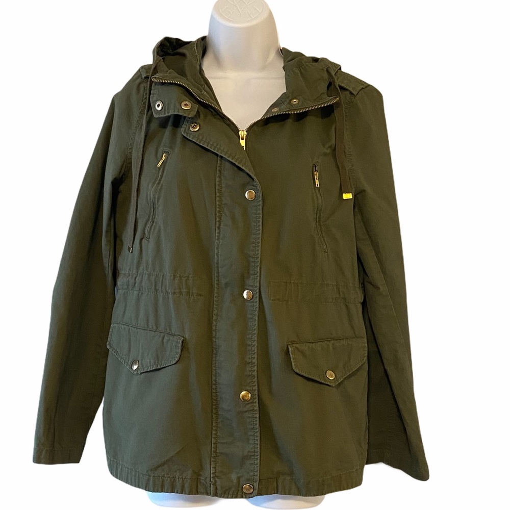BOGO Le3no military anorak hooded jacket large